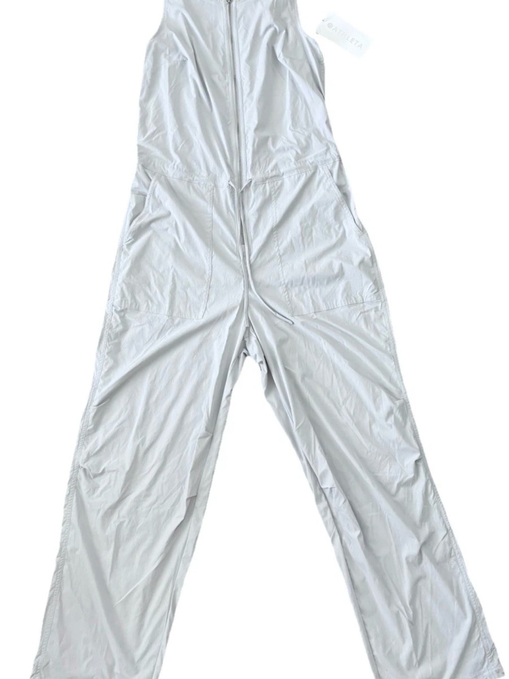 Athleta Light Gray Women’s Flex Jump suit. - Picture 10 of 16